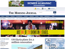 Tablet Screenshot of morningjournal.com